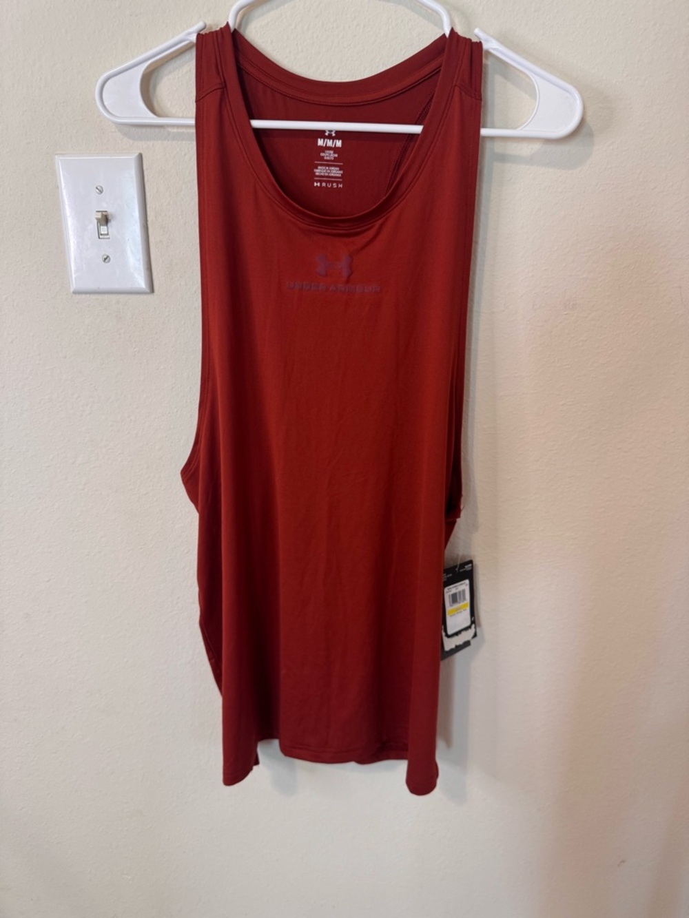 Under Armour Men/Women Red Performance Tank Top